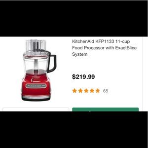 Kitchen aid food processor